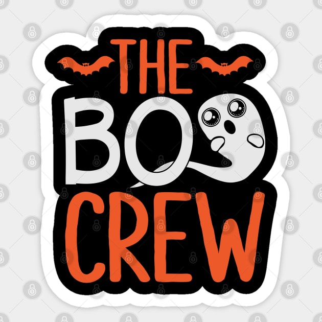 The Boo Crew Halloween Graphic Sticker by bakmed